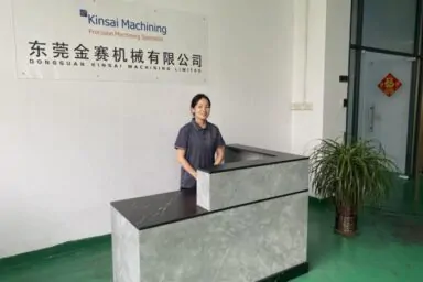 Kinsai Machining's professional facility reception in Dongguan, China